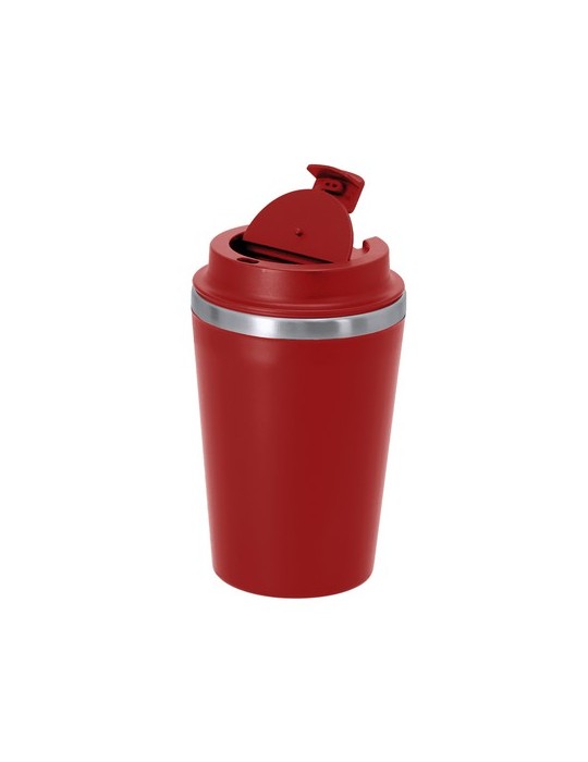 Verre Thermique Relanor Matières : acier inoxydable Couleurs : rouge objet publicitaire robuste