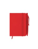 Bloc Notes Glaze Matières : PU Couleurs : rouge personnalisable avec votre logo