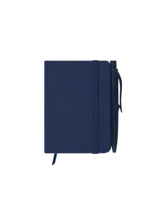Bloc Notes Glaze Matières : PU Couleurs : bleu marine goodies publicitaire événementiel