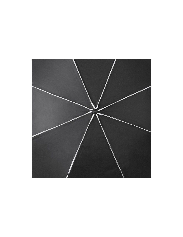 Parapluie Savilar Matières : PET recyclé Couleurs : noir impression haute définition