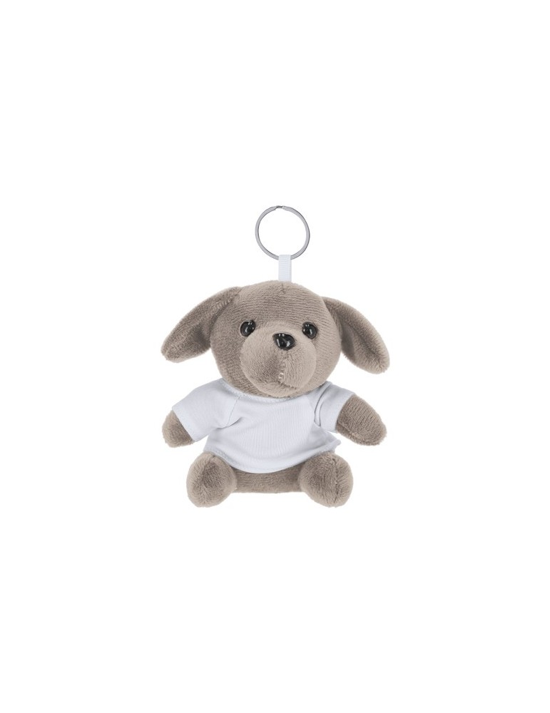 Porte-Clés Peluche Vireo Matières : polyester Couleurs : blanc personnalisable avec votre logo