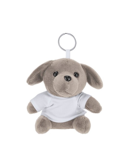 Porte-Clés Peluche Vireo Matières : polyester Couleurs : blanc personnalisable avec votre logo
