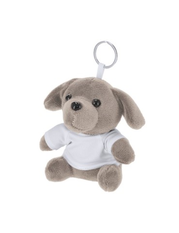 Porte-Clés Peluche Vireo Matières : polyester Couleurs : blanc cadeau entreprise pas cher