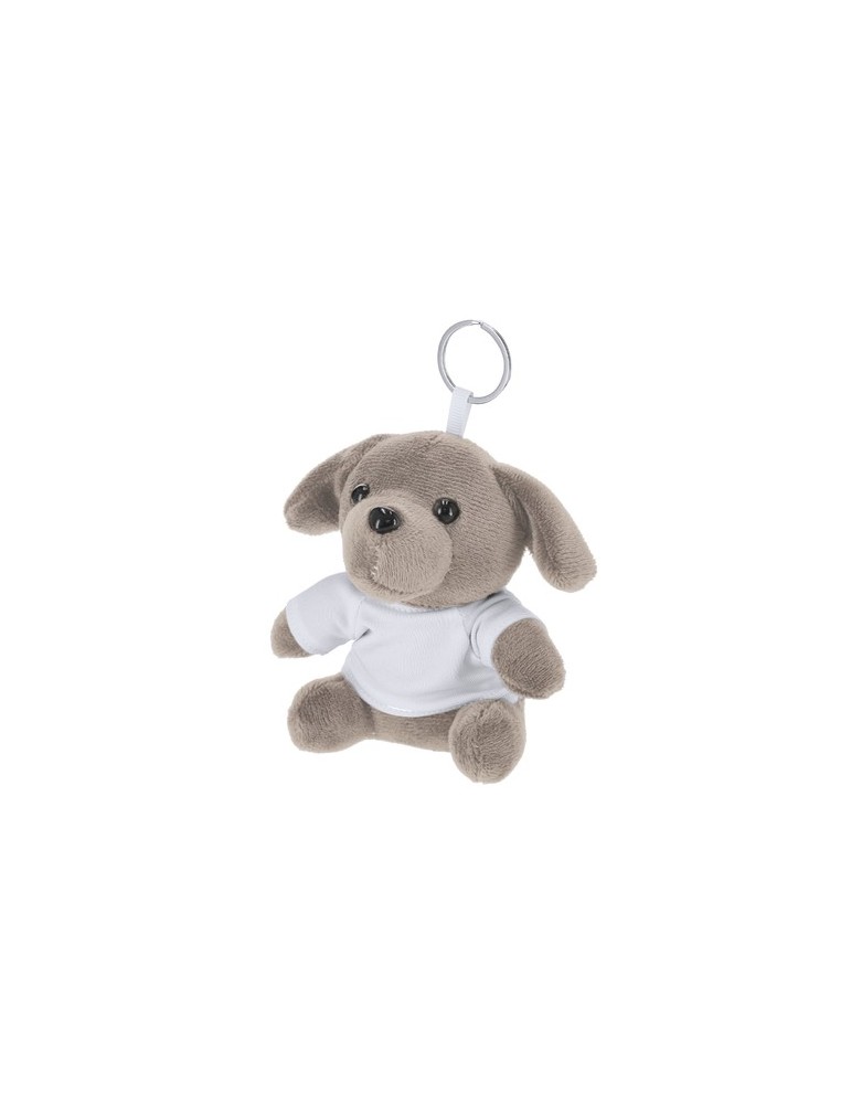 Porte-Clés Peluche Vireo Matières : polyester Couleurs : blanc cadeau entreprise pas cher