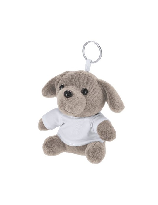 Porte-Clés Peluche Vireo Matières : polyester Couleurs : blanc cadeau entreprise pas cher