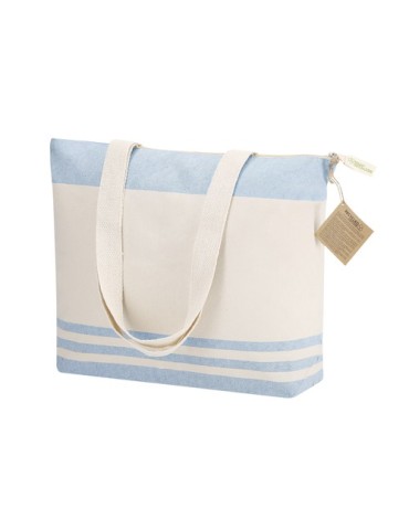 Sac Tanor Matières : coton recyclé Couleurs : bleu clair cadeau collaborateur premium