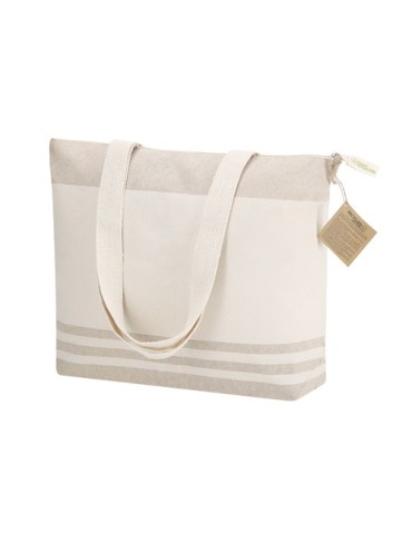Sac Tanor Matières : coton recyclé Couleurs : bleu clair impression logo haute qualité