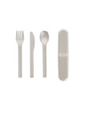Set Couverts Toriah Matières : PLA Couleurs : naturel cadeau entreprise pas cher