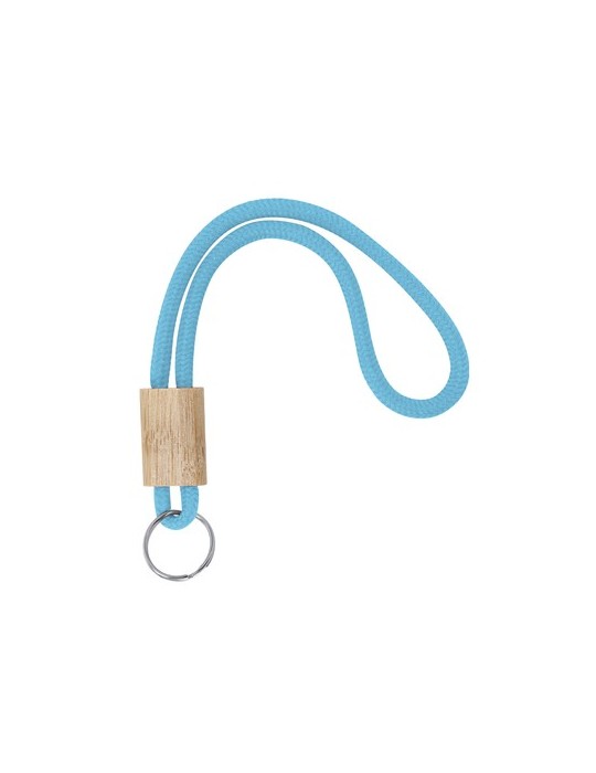 Porte-Clés Walnut Matières : bambou Couleurs : bleu marine personnalisation sur mesure