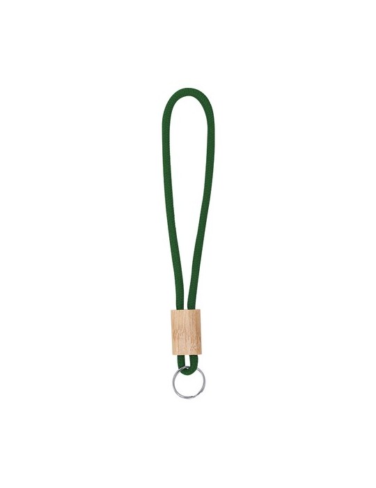 Porte-Clés Walnut Matières : bambou Couleurs : vert foncé goodies publicitaire événementiel