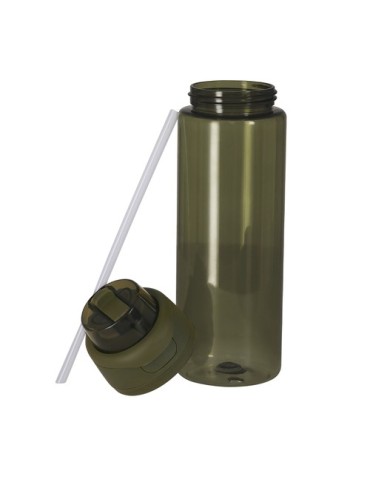 Bidon Felyca Matières : PET recyclé Couleurs : noir marquage laser ultra précis
