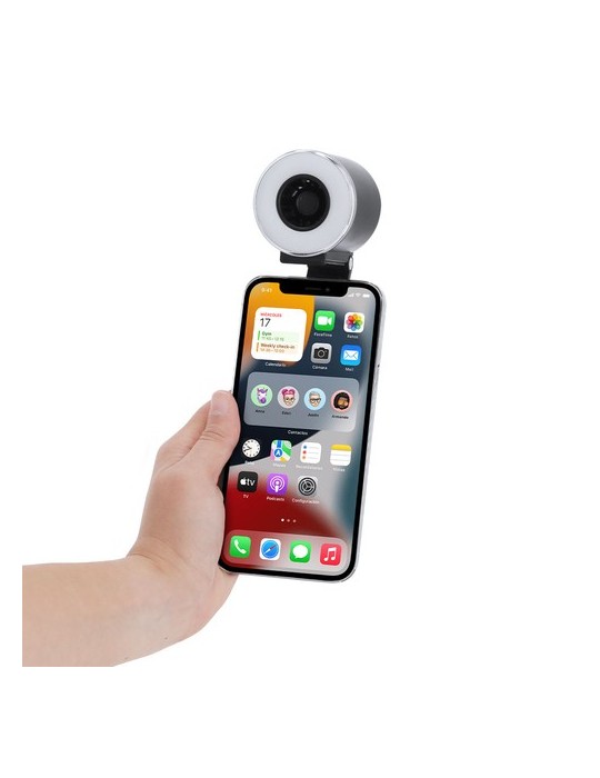 Anneau de Lumière Ventilateur Tangix Couleurs : noir objet promotionnel éco-responsable