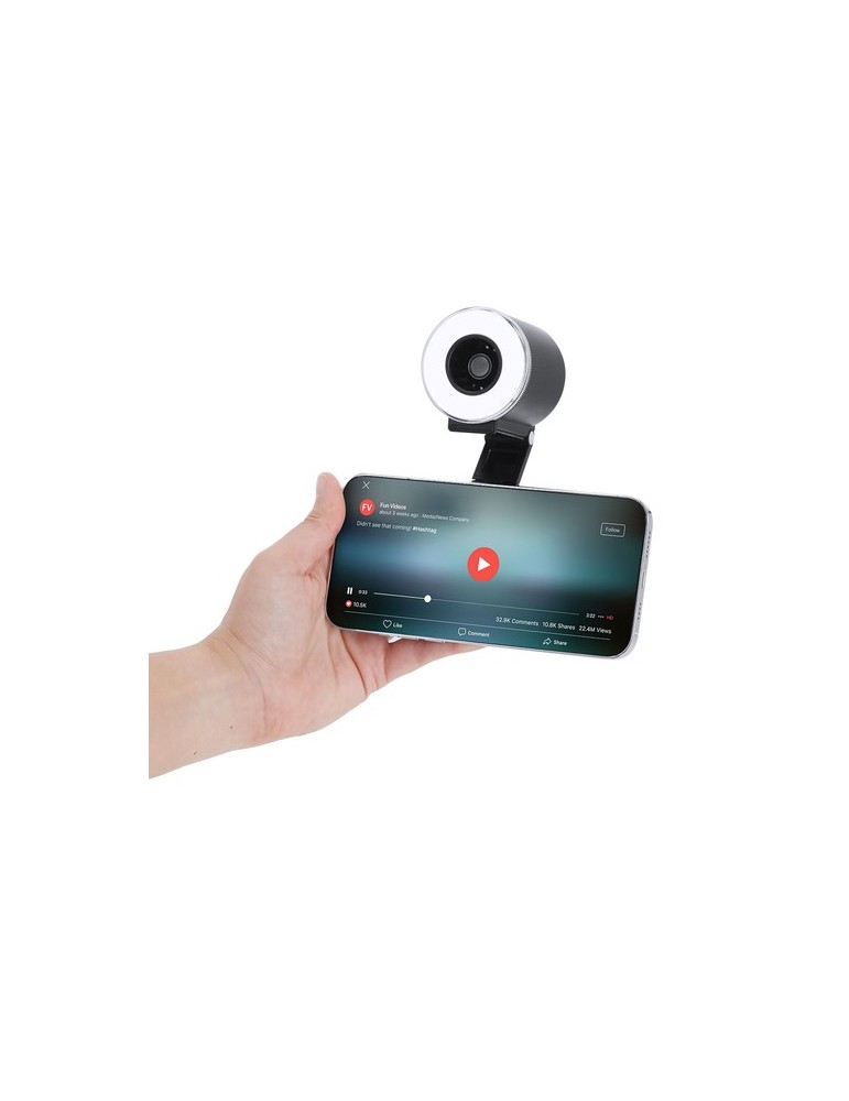 Anneau de Lumière Ventilateur Tangix Couleurs : noir cadeau collaborateur premium