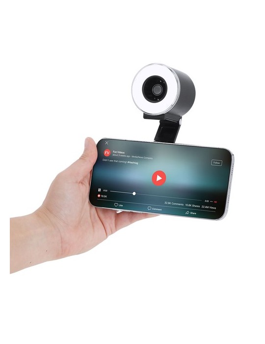 Anneau de Lumière Ventilateur Tangix Couleurs : noir cadeau collaborateur premium