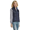 Gilet Bodywarmer Femme Personnalisé Éco-responsable - WAVE Taille textile : M Couleurs : bleu marine objet promotionnel éco-resp