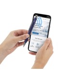 Stylo NFC Pindar Matières : aluminium Couleurs : noir accessoire événementiel unique