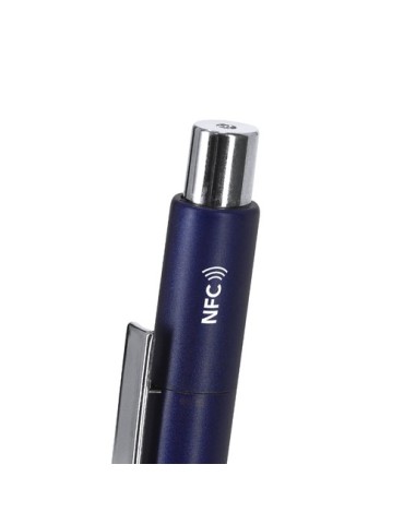 Stylo NFC Pindar Matières : aluminium Couleurs : blanc objet promotionnel éco-responsable