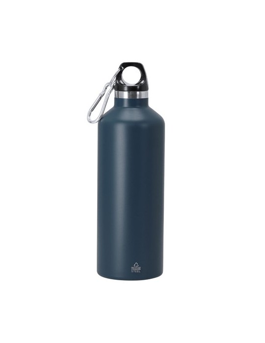 Bidon Thermique Angkor Couleurs : bleu marine Matières : acier inoxydable recyclé