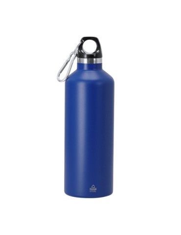 Bidon Thermique Angkor Couleurs : bleu Matières : acier inoxydable recyclé impression haute définition