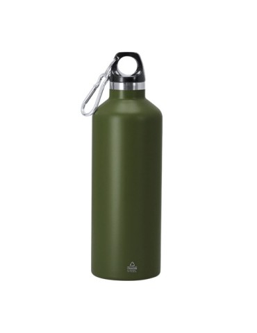 Bidon Thermique Angkor Couleurs : vert foncé Matières : acier inoxydable recyclé goodies publicitaire événementiel