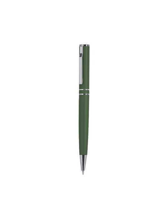 Stylo Yaros Matières : aluminium recyclé  Couleurs : vert foncé