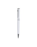 Stylo Yaros Matières : aluminium recyclé  Couleurs : blanc personnalisable avec votre logo