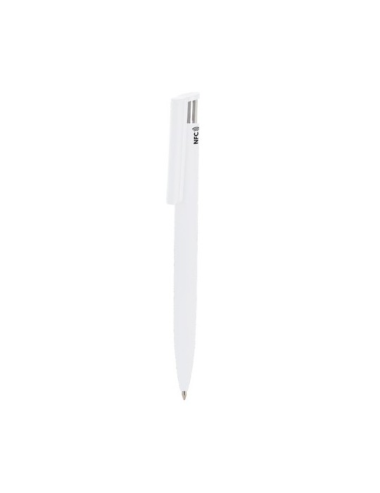 Stylo NFC Narys Couleurs : blanc personnalisable avec votre logo