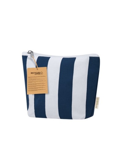 Nécessaire Goniax Matières : coton recyclé Couleurs : bleu marine marquage laser ultra précis