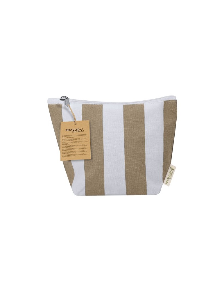 Nécessaire Goniax Matières : coton recyclé Couleurs : beige cadeau entreprise pas cher