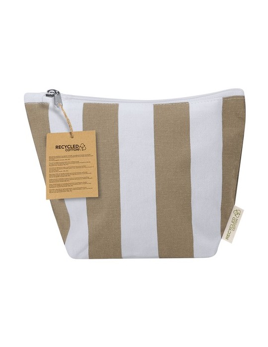 Nécessaire Goniax Matières : coton recyclé Couleurs : beige cadeau entreprise pas cher