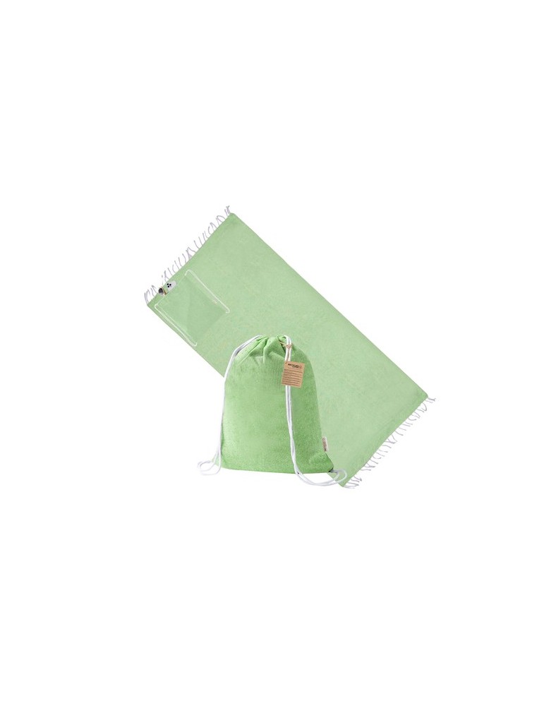 Sac à Dos Paréo Borinex Matières : coton recyclé Couleurs : vert clair impression haute définition