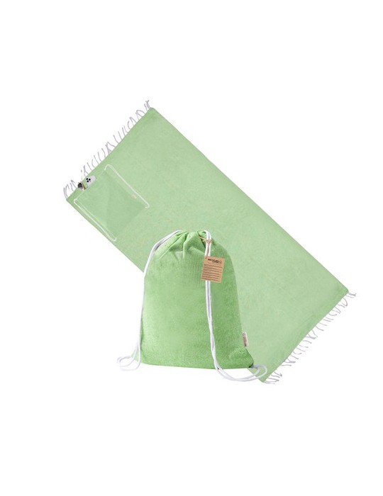 Sac à Dos Paréo Borinex Matières : coton recyclé Couleurs : vert clair impression haute définition
