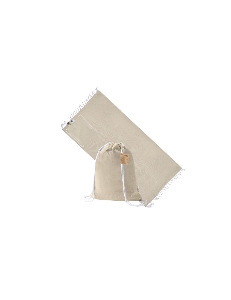 Sac à Dos Paréo Borinex Matières : coton recyclé Couleurs : naturel goodies publicitaire événementiel