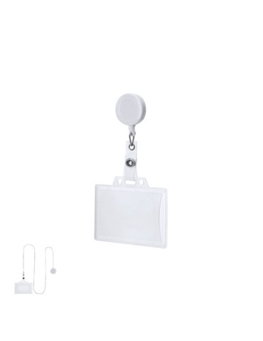 Lanyard Porte-Badge Blaires Matières : ABS Couleurs : blanc