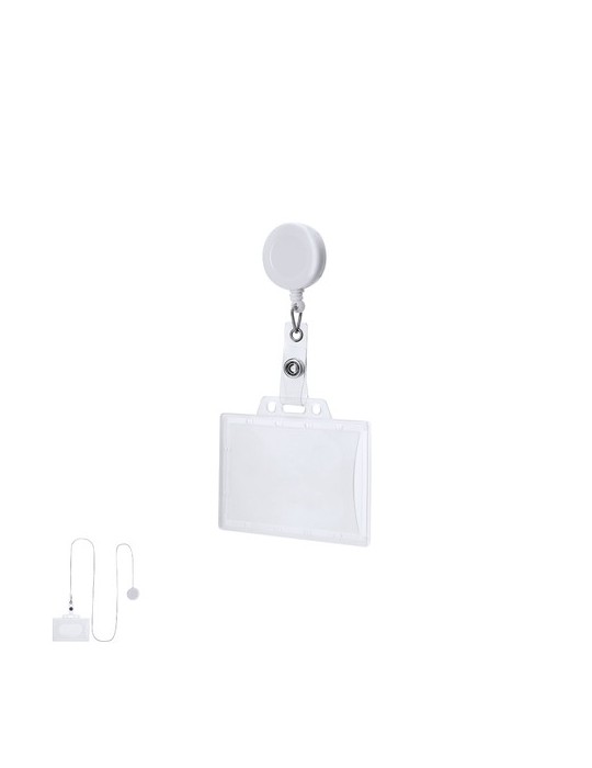 Lanyard Porte-Badge Blaires Matières : ABS Couleurs : blanc