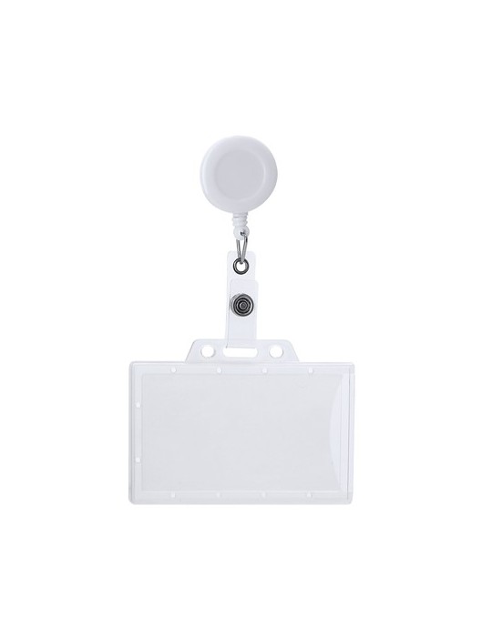 Lanyard Porte-Badge Blaires Matières : ABS Couleurs : blanc personnalisable avec votre logo