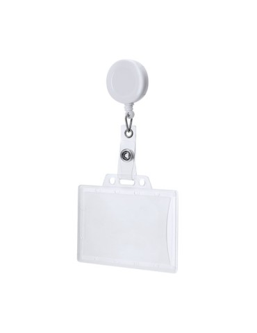 Lanyard Porte-Badge Blaires Matières : ABS Couleurs : blanc cadeau entreprise pas cher