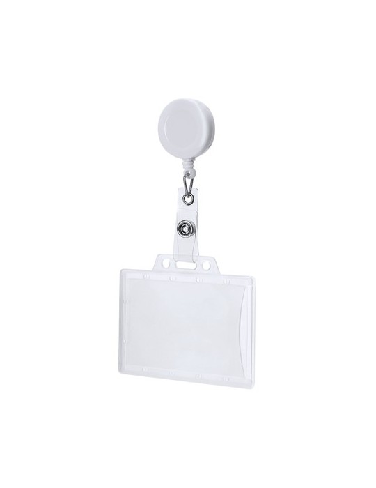 Lanyard Porte-Badge Blaires Matières : ABS Couleurs : blanc cadeau entreprise pas cher