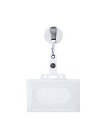 Lanyard Porte-Badge Blaires Matières : ABS Couleurs : blanc goodies publicitaire événementiel