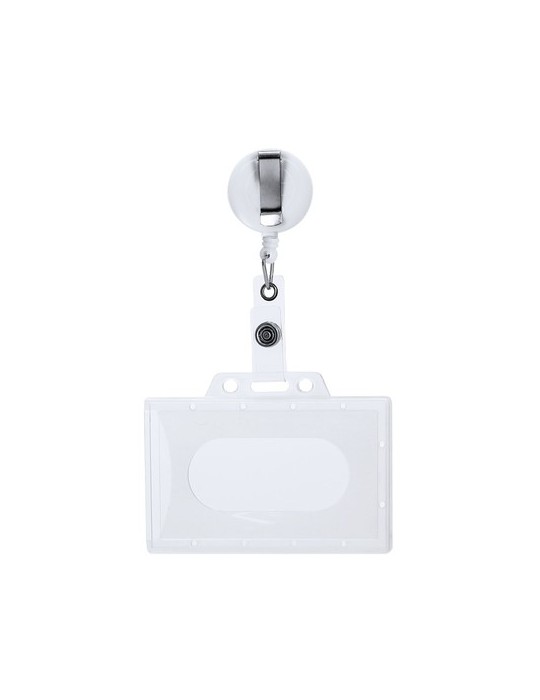 Lanyard Porte-Badge Blaires Matières : ABS Couleurs : blanc goodies publicitaire événementiel