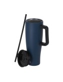 Tasse Thermique Leandrok Couleurs : bleu marine Matières : acier inoxydable recyclé objet promo petit budget