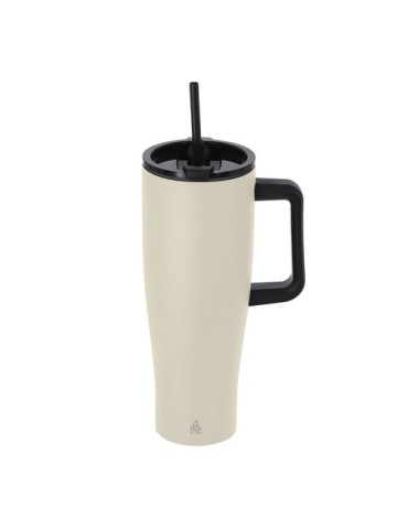 Tasse Thermique Leandrok Couleurs : naturel Matières : acier inoxydable recyclé cadeau entreprise pas cher