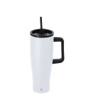 Tasse Thermique Leandrok Couleurs : blanc Matières : acier inoxydable recyclé personnalisable avec votre logo