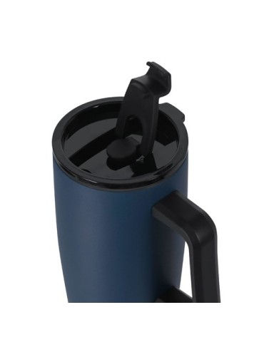 Tasse Thermique Leandrok Couleurs : blanc Matières : acier inoxydable recyclé goodies publicitaire événementiel
