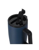 Tasse Thermique Leandrok Couleurs : blanc Matières : acier inoxydable recyclé goodies publicitaire événementiel