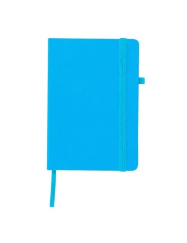 Bloc Notes Krixor Couleurs : bleu clair Matières : PU recyclé objet promotionnel éco-responsable