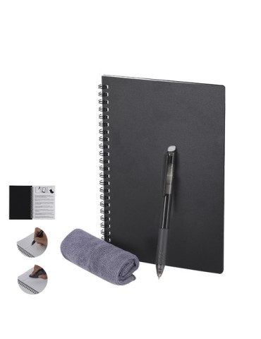 Cahier Effaçable Gratox Couleurs : noir