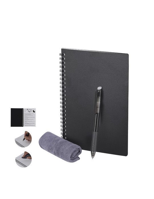 Cahier Effaçable Gratox Couleurs : noir