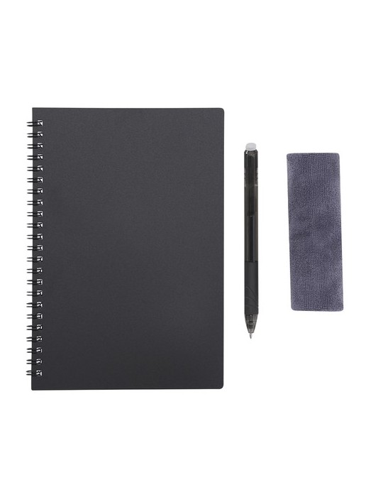 Cahier Effaçable Gratox Couleurs : noir personnalisable avec votre logo