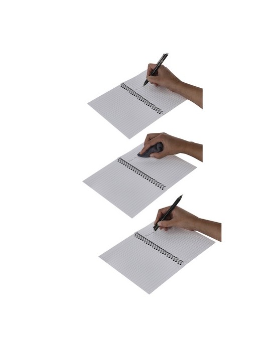 Cahier Effaçable Gratox Couleurs : noir marquage laser ultra précis